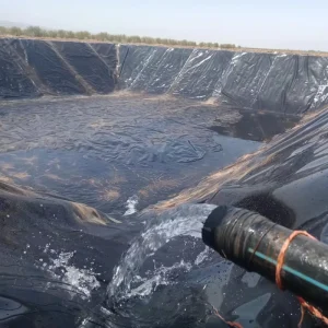 0.5mm 0.75mm 1mm 2mm Environmental Smooth Plastic Fish Pond HDPE Geomembrane Fish Pond Liner Dam Liner