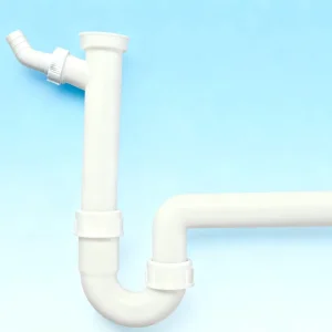 1 1 2”*40 White PP Modern Basin Drainer with Overflow Anti Clog Easy Installation Bathroom Sink Drain 5 Year Warranty
