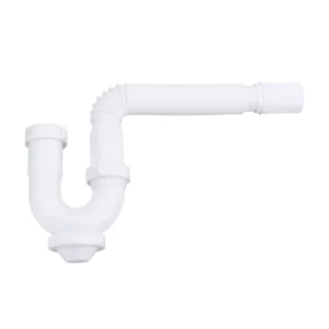 1-1/4 Inch Modern Angled PP Drain Pipe Simple Flexible Expandable Basin Sewer Waste Drainer Universal Kitchen & Bathroom Sink