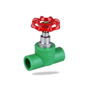 1/2 Copper PPR Stop Valve Iron Hand Wheel Iron Bushing Tees NPT Thread Weld Connection BSPT Head Plastic Manifold Gate Valve