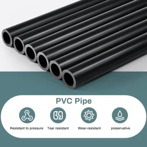 1 2″ Heavy UV PVC Conduit for Outdoor Indoor Cable Protection Easy Install