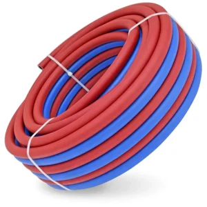 1/2 Inch Red and Blue Two-color PVC Argon High Pressure Oxygen Hose