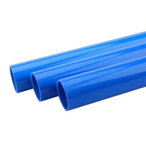 1/2 Inch Rigid PVC Pipe Drainage for Cable Protection and Agricultural Use Blue