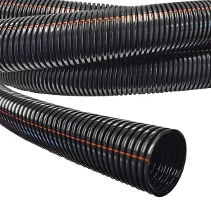 1/4″ UV Rated Non Slit Flame Retardant PP Waterproof Wire Loom Black Flexible Corrugated Conduit Cable Hose
