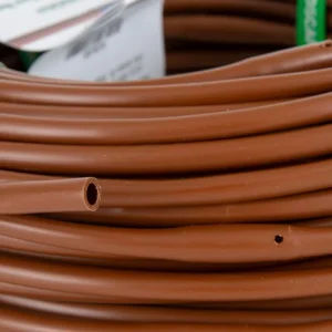 1/4in X 100ft Plastic PE Irrigation Hose with Emitters for Drip Irrigation Systems