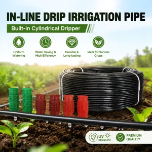 1 Hectare 16mm Agriculture Garden Farm Saving Water Flexible Stable Water Output Irrigation Dripline Tubing