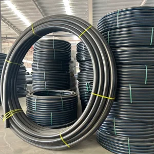 1 Inch Garden Water Supply Diameter Coiled Pipe 100 Meters Roll PE100 Black Plastic Tube 63mm HDPE Pipe
