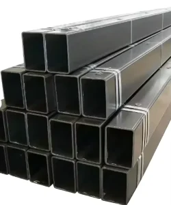 1 X 1 2 X 2 Square Carbon Steel Tube Metal Pipe Square Hollow Section Construction Materials