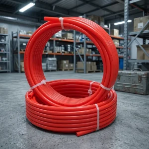 1.5 2.0 2.3mm Red PERT Heating Pipe Hot Cold Water Plastic Pipe for Underfloor Heating System Water Supply Factory