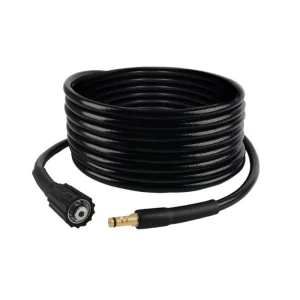 10m K Series High Pressure Washer Hose K2-K7 Explosion-Proof PVC Steel Wire Black Car Cleaning Rubber Hose