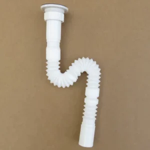 11/2 Plastic White Modern Bathroom Basin Drain Pipe 40mm Bottle Type