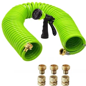 11*8 High Pressure Car Washer EVA Hose Set Power Spray Gun Anti Corrosion Brass Quick Connectors for Pressure Washer Landscaping