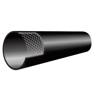 110mm 140mm 250mm 400mm Steel Belt Reinforced Polyethylene (PE) Spiral Corrugated Pipe Sewage Treatment Pipe