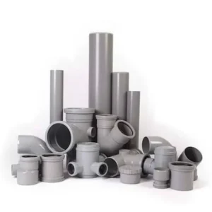 110mm Flat Four Way Tee PP Silent Drainage Pipe Fittings Flame Retardant High Temp Resistant Polypropylene Plumbing for Building