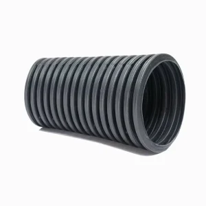 110mm HDPE Corrugated Drain Pipe Flexible Durable Non Toxic Eco Friendly Anti Corrosion CE ISO9001 Certified 50 Year Lifespan