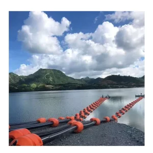 12 Inch HDPE Dredge Pipe Flange Connections Plastic Drainge Tubing Slurry Sewage Wastewater Water Dredging