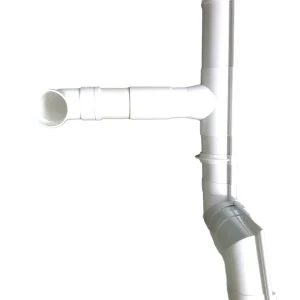 125Mm Rain Gutter System Drainage Channel Eaves Plastic Rainwater PVC Semicircle Gutter Made From UPVC