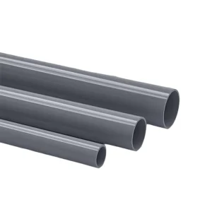 125mm High Pressure Grey PVC Conduit Pipe with Socket for Water Supply