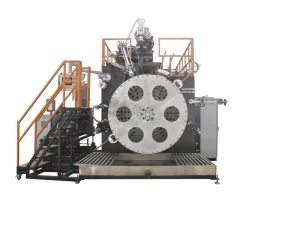 1400 3000mm HDPE Large Diameter Hollow Spiral Winding Pipe Extrusion Line For Inspection Cable And Casing Pipe And Chemical Tank
