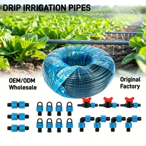 16mm Plastic Cylindrical Emitter Drip Pipe Original Factory Drip Irrigation System Water Hose Irrigation Drip Line