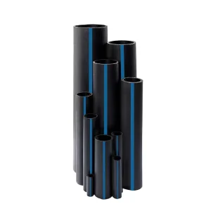 180Mm 200 Mm 225Mm 250Mm 265Mm 500 Mm 650Mm 750Mm 10 12 18 Inch SDR 11 Black 10 Bar PN10 SDR 9 Polyethylene Poly HDPE Pipe