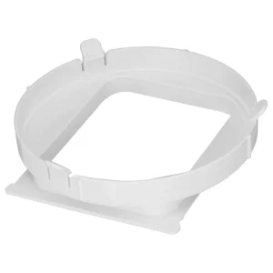 1P KY35 Mobile Air Conditioning Exhaust Hose Connector Adapter Square Duct Interface for Home Use Air Conditioning Fitting