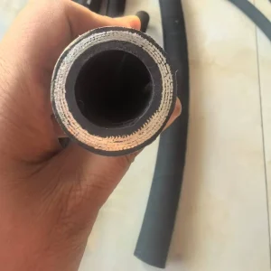 2” 4Sh High Pressure Hydraulic Hose Assembly Synthetic Rubber Custom Cut Processing Service