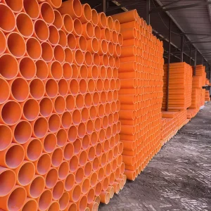 2 Inch 3 Inch 4 Inch Orange CPVC MPP Pipe Tube Excellent Insulation Heat Resistance High Voltage Flexible Durable