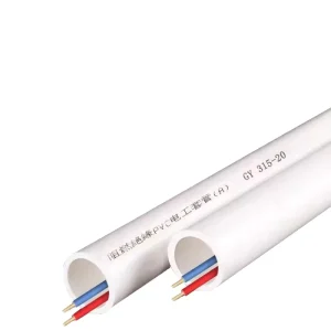 2 Inch 4 Inch PVC Electrical Rigid Conduit Pipe PVC Water Pipe PVC Trunking Round Shaped Pipe