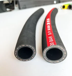 2 Inch Flexible PVC EPDM Rubber Hose Industrial Black Water Delivery and Drainage Hose Pipe Cotton Braided R6 R7 Model