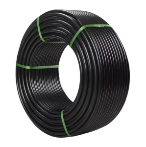 2 Inch High Pressure Durable HDPE Black Plastic Water Pipe 6m Length Flexible Roll Agricultural Irrigation Poly Hose Non-Toxic