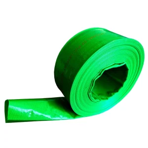 2 Inch High Pressure PVC Lay Flat Garden Hose Reels Anti-UV Protection Durable Construction Polyester Reinforced Custom Length