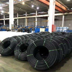 20-1200mm HDPE Plastic Pipe PN16 SDR11 For Plumbing PE100 Coil Pipe Rigid Tube For Water Supply