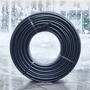 Agricultural Farm Drip Irrigation System Black LDPE Plastic Pipe 16mm Diameter 1.0-3.0mm Thickness