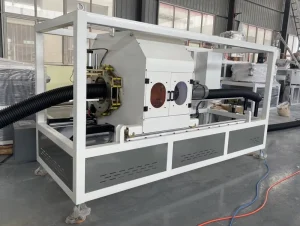200 600mm Large Diameter Single Screw DWC Pipe Making Machine Vertical Polyethylene Plastic Extrusion Production Line