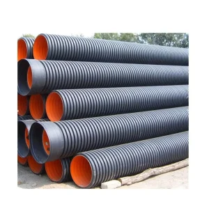 200Mm 300Mm 500Mm 600Mm 800Mm 1000Mm 1200Mm 6 Inch SN4 SN8 Plastic HDPE Double Wall Corrugated Sewer Bellows Drainage Pipe