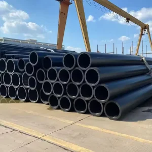 200mm 250mm PE100 SDR17 HDPE Mine Water Discharge Pipe 6 Inches Poly Pipe for Quarry Aggregate Processing
