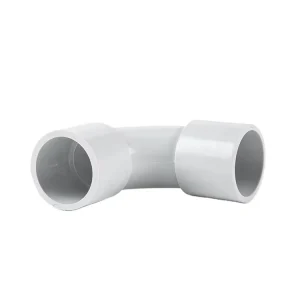 20mm 25mm PVC Electrical Conduit Pipe Fittings Solid Elbow V0 Fire Rated CE Certified AS/NZS 2053.2:2001 Compliant