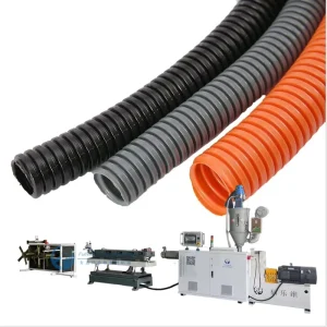 20mm Medium Heavy Flexible Corrugated Electrical Conduit Pipes PVC Corrugated Conduit Hose Plastic Pipe Machine