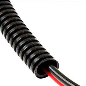20mm Plastic Electrical Corrugated Tube Wire Split Conduit ROHS PE Flexible Conduit With PA PP Material