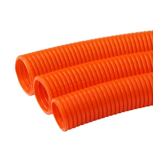 20mm Plastic Flexible Corrugated Electric Cable Conduit Inside Diameter 10mm