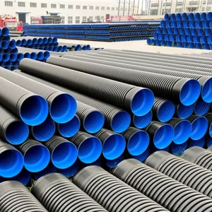 24 Inch 600mm Corrugated Drain Pipe Double Wall Corrugated Pipe Line Corrugated Plastic Pipe Sizes