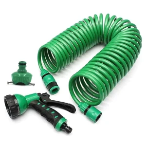 25 50FT Expandable Garden Hose Water Hose Pipe with 7 Function Nozzle EVA Best Choice for Watering and Washing