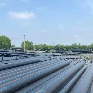 250Mm 300Mm 500Mm 800Mm 1000Mm 1200Mm 1500Mm PE 100 Hdpe Pipe Plastic Black Polyethylene For Drainage