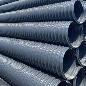 250Mm 300Mm 500Mm 800Mm 1000Mm 1200Mm 1500Mm PE 100 Hdpe Pipe Plastic Black Polyethylene for Drainage