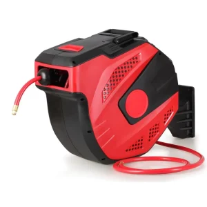 25M Wall Mounted Automatic Retractable Plastic Housing Air Hose Reel with High Pressure