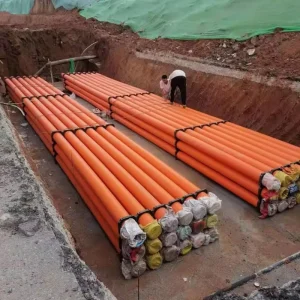 25MM PLB Duct Pipe Flexible Drainage Cable Protection Distribution High Pressure Plastic Tubes