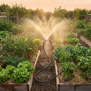 25mm 32mm Rain Hose Garden Irrigation System Rain Tape Micro Spray Hose System Design Garden Sprinkler System