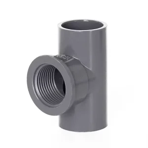 25mm High PP PPR Plastic Water Pipe Fittings 3 Way Equal Tee Smooth Surface 12mm Machined Copper Casting Technics for Hot Cold
