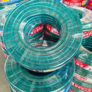 25mm High Pressure Durable Non Toxic Eco Friendly Flexible PVC Braided Garden Irrigation Hose 100m Length 2mm 5mm Thickness